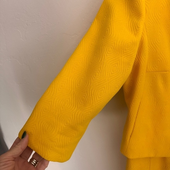 Bianca Nygard yellow dress and jacket suit - Picture 6 of 16